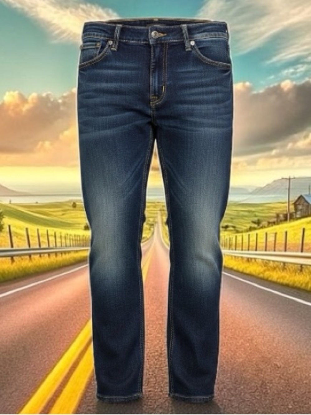 True Religion Men's Skinny Jeans in Faded Indigo